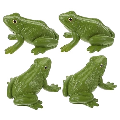 SOPOTUTU 4Stücke Teiliges Frosch Figuren Realistische Froschmodelle Aus Sicherem Material Für Deko Für Garten Und Kinderzimmer SOPOTUTU 4Stücke Teiliges Frosch Figuren Realistische Froschmodelle Aus Sicherem Material Für Deko Für Garten Und Kinderzimmer von SOPOTUTU