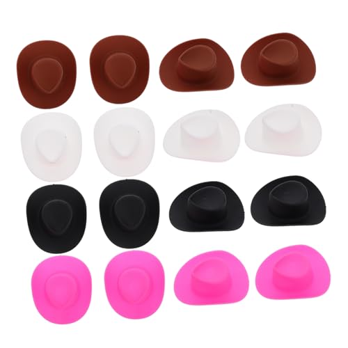 SOPOTUTU 8oz Mini-Hut Little Western Auto Armaturenbrett Kunststoff Zubehör Jungen Und Mädchen Party Ornament Spielzeug Hut von SOPOTUTU