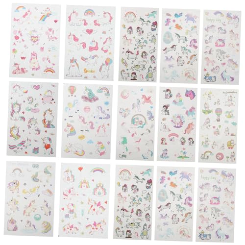 SOPOTUTU 4sätze Aufkleber Washi-Papier Sticker Für Scrapbooking Foto-Dekoration Geschenkpapier Boxen Tüten Fenster Wände DIY-projekte Zufälliger Stil von SOPOTUTU