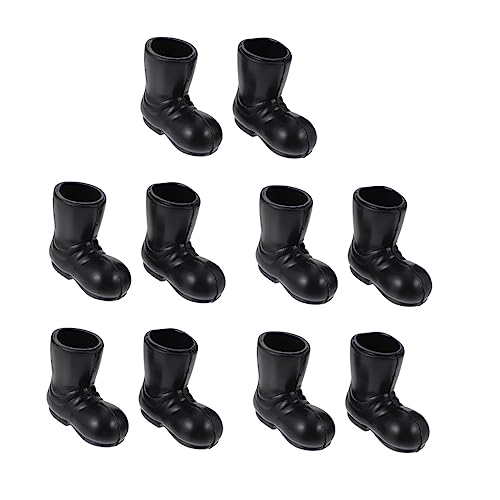 SOPOTUTU 5 Paare Mini Weihnachtsstiefel Dekorative Mini Schuhe für Puppenhaus und Weihnachtsdeko Santa Claus Modelle für DIY Projekte und Heimdekoration SOPOTUTU 5 Paare Mini Weihnachtsstiefel Dekorative Mini Schuhe für Puppenhaus und Weihnachtsdeko Santa Claus Modelle für DIY Projekte und Heimdekoration von SOPOTUTU