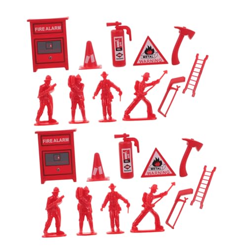 SOPOTUTU 5 Sätze Feuerwehrmann Spielset mit Mini Feuerlöscher Zubehör Robuste Kunststoff-feuerwehrfiguren für Puppenhaus Dekoration und Gemeinsames Rollenspiel Realistische SOPOTUTU 5 Sätze Feuerwehrmann Spielset mit Mini Feuerlöscher Zubehör Robuste Kunststoff-feuerwehrfiguren für Puppenhaus Dekoration und Gemeinsames Rollenspiel Realistische von SOPOTUTU
