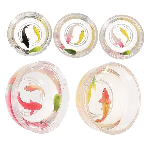 SOPOTUTU 5 Stück Aquarium Deko Teiliges Realistische Fischbecken Accessoires für Puppenhaus Mini Dekoration Kleines Aquarium für Heim und Gartenkunstwerke Zufällige Farbe SOPOTUTU 5 Stück Aquarium Deko Teiliges Realistische Fischbecken Accessoires für Puppenhaus Mini Dekoration Kleines Aquarium für Heim und Gartenkunstwerke Zufällige Farbe von SOPOTUTU