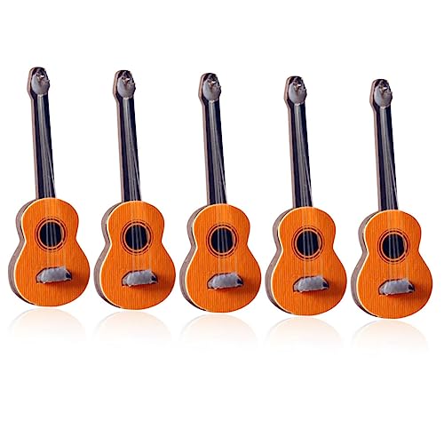 SOPOTUTU 5 Stück Gitarre Modell Teiliges Puppenhaus Zubehör Realistische Musikinstrument Deko für Kinderzimmer Büro für Kreative Spielideen und Dekoration SOPOTUTU 5 Stück Gitarre Modell Teiliges Puppenhaus Zubehör Realistische Musikinstrument Deko für Kinderzimmer Büro für Kreative Spielideen und Dekoration von SOPOTUTU