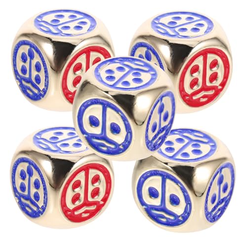 SOPOTUTU 5 Stück Metallwürfel mit Rundungen Ladybug Design Spielwürfel für Brettspiele Partys und Lehrprojekte Lustiges Partyzubehör für Gesellige Anlässe SOPOTUTU 5 Stück Metallwürfel mit Rundungen Ladybug Design Spielwürfel für Brettspiele Partys und Lehrprojekte Lustiges Partyzubehör für Gesellige Anlässe von SOPOTUTU