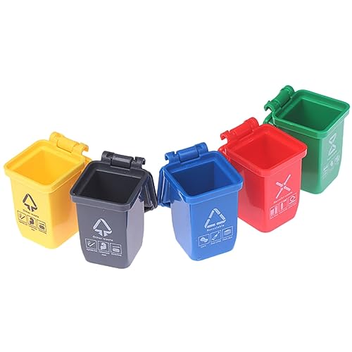 SOPOTUTU 5 Stück Mini Abfalleimer Mülleimer für Puppenhaus Realistische Abfallbehälter Dekoration für Mikro Landschaften Spielzeugzubehör für Kreative Fotografie SOPOTUTU 5 Stück Mini Abfalleimer Mülleimer für Puppenhaus Realistische Abfallbehälter Dekoration für Mikro Landschaften Spielzeugzubehör für Kreative Fotografie von SOPOTUTU