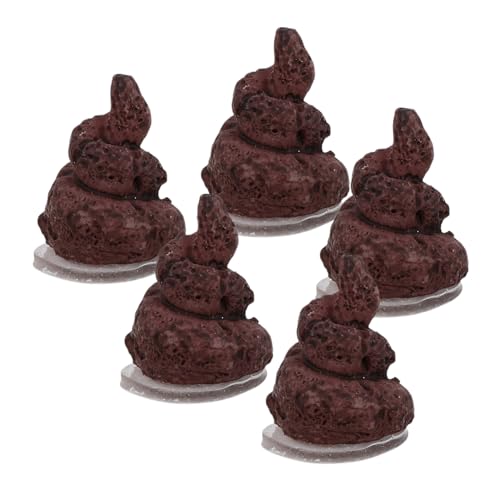 SOPOTUTU 5 Stück Miniature Fake Poop Figuren Realistische Deko für Mikro Landschaften Puppenhäuser Amüsante Streich Accessoires für Partys und Aprilscherze Detailreiche Handwerkskunst SOPOTUTU 5 Stück Miniature Fake Poop Figuren Realistische Deko für Mikro Landschaften Puppenhäuser Amüsante Streich Accessoires für Partys und Aprilscherze Detailreiche Handwerkskunst von SOPOTUTU