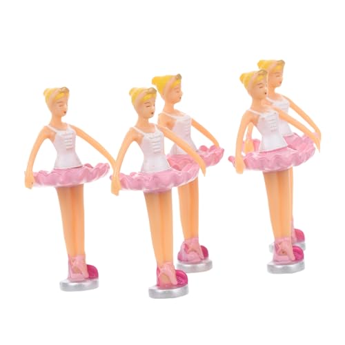 SOPOTUTU 5 Stück Puppenfigur Puppenprinzessin Prinzessin Puppe Puppendekorationen Tanzende Mädchenpuppe Tänzerpuppe Balletttänzerin Puppe Ballettpuppe Puppenornament Plastik von SOPOTUTU