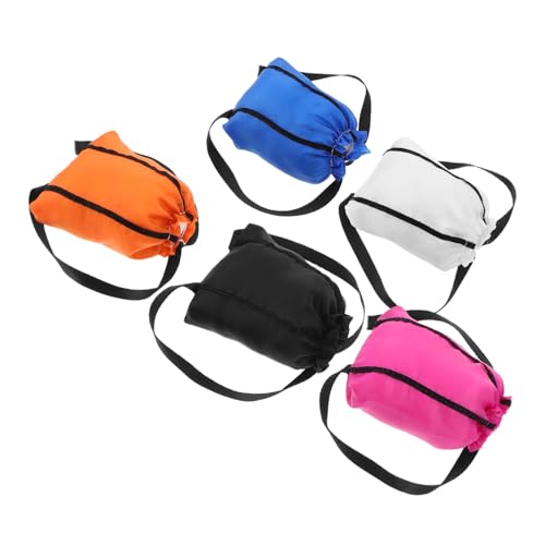 SOPOTUTU 5 Stück Rucksack Aufbewahrungstaschen für Schmuck Spielzeugspeicherbeutel Spielzeuggepäck Kindertaschen für Mädchen Aufbewahrungstaschen für Spiele Zubehör für Schultaschen Stoff von SOPOTUTU