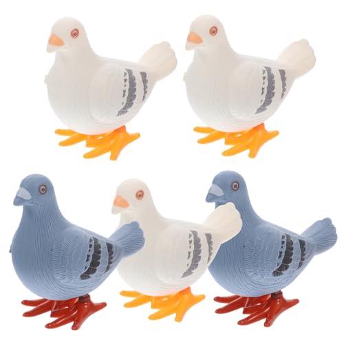 SOPOTUTU 5 Stück Teiliges Aufziehspielzeug Taube Kleine Dekorative Mechanisches Tierspielzeug für Interaktive Kinderspielsachen Bunte Wind up Tauben Geeignet als Zufällige Zufällige Farbe SOPOTUTU 5 Stück Teiliges Aufziehspielzeug Taube Kleine Dekorative Mechanisches Tierspielzeug für Interaktive Kinderspielsachen Bunte Wind up Tauben Geeignet als Zufällige Zufällige Farbe von SOPOTUTU