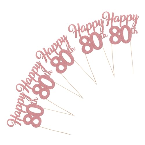 SOPOTUTU 5 Stück Teiliges Geburtstags Cupcake Topper mit Glitzer Kuchenstecker für Jubiläums und Partydekoration Vielseitig Einsetzbar für Festliche Geburtstagsfeiern SOPOTUTU 5 Stück Teiliges Geburtstags Cupcake Topper mit Glitzer Kuchenstecker für Jubiläums und Partydekoration Vielseitig Einsetzbar für Festliche Geburtstagsfeiern von SOPOTUTU