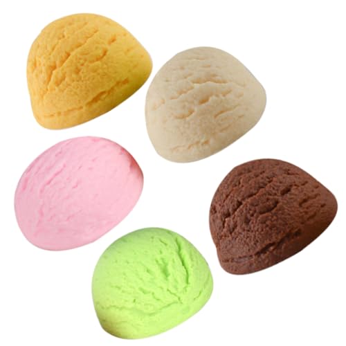 SOPOTUTU 5 Stück Teiliges Künstliche Eiscreme Kugeln aus Farbenfrohe Deko Requisiten für Fotografie Tischdekoration Geeignet für Zuhause Büro und Schaufensterdisplay SOPOTUTU 5 Stück Teiliges Künstliche Eiscreme Kugeln aus Farbenfrohe Deko Requisiten für Fotografie Tischdekoration Geeignet für Zuhause Büro und Schaufensterdisplay von SOPOTUTU