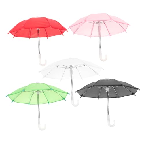 SOPOTUTU 5 Stück Teiliges Mini Puppen Regenschirm Verschleißfestes Tischdekor Realistisch Gestaltete Puppenaccessoires Vielseitige Dekoration für Modellliebhaber Zufällige Zufällige Farbe SOPOTUTU 5 Stück Teiliges Mini Puppen Regenschirm Verschleißfestes Tischdekor Realistisch Gestaltete Puppenaccessoires Vielseitige Dekoration für Modellliebhaber Zufällige Zufällige Farbe von SOPOTUTU