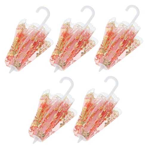 SOPOTUTU 5 Stück Teiliges Mini Sonnenschirm aus Hochwertigem Kunststoff Spitzen Dekoration Farblich Sortiert Zubehör für Puppenhaus Kindgerechtes Spielhaus Zubehör Kreativer SOPOTUTU 5 Stück Teiliges Mini Sonnenschirm aus Hochwertigem Kunststoff Spitzen Dekoration Farblich Sortiert Zubehör für Puppenhaus Kindgerechtes Spielhaus Zubehör Kreativer von SOPOTUTU