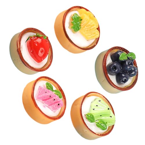 SOPOTUTU 5 Stück Teiliges Miniatur Kuchen Dekor aus Resin Realistische Gefälschte Obstkuchen Modell Requisiten für DIY Basteln Dessertfotografie und Shop Dekoration SOPOTUTU 5 Stück Teiliges Miniatur Kuchen Dekor aus Resin Realistische Gefälschte Obstkuchen Modell Requisiten für DIY Basteln Dessertfotografie und Shop Dekoration von SOPOTUTU