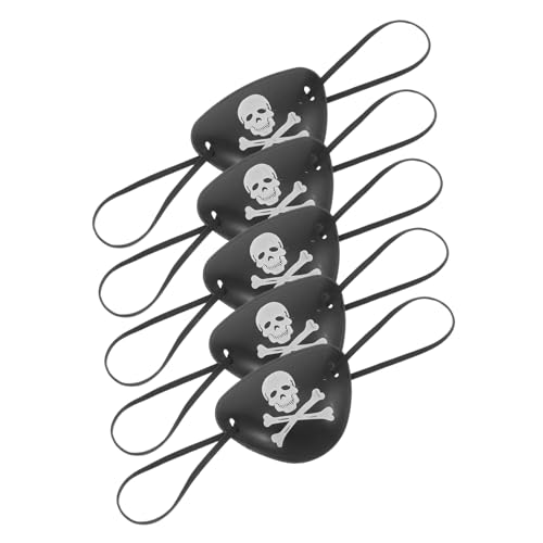 SOPOTUTU 5 Stück Teiliges Piraten Augenklappen Halloween Party Karneval Maskerade Kostüm Zubehör Leicht und Bequem Schwarz SOPOTUTU 5 Stück Teiliges Piraten Augenklappen Halloween Party Karneval Maskerade Kostüm Zubehör Leicht und Bequem Schwarz von SOPOTUTU
