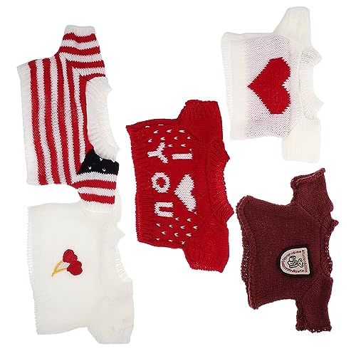 SOPOTUTU 5 Stück Teiliges Puppenkleidung für Plüschbär Outfits Atmungsaktive Sweatshirts für Kreative Accessoires für Puppen für Dress Up Spiele SOPOTUTU 5 Stück Teiliges Puppenkleidung für Plüschbär Outfits Atmungsaktive Sweatshirts für Kreative Accessoires für Puppen für Dress Up Spiele von SOPOTUTU