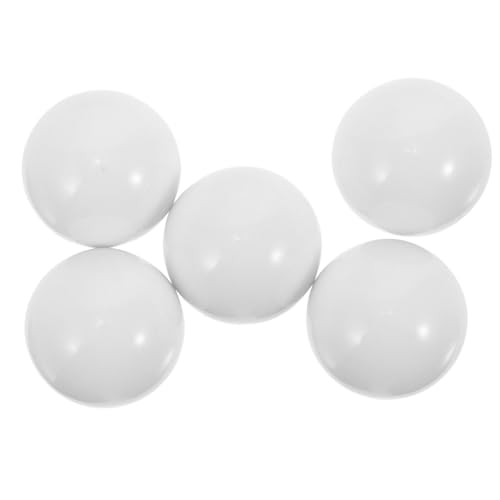 SOPOTUTU 5 Stück Teiliges Roulette Perlen Weiße Drehbare Kugeln für Tischspiel Rad Party und Spielzubehör mit Elegantem Design von SOPOTUTU