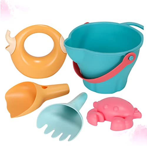 SOPOTUTU 5 Stück Teiliges Set Strandspielzeug für Kreatives Wasserspielzeug Eimer Sandspielzeuge für Jungen und Sommer Am Strand SOPOTUTU 5 Stück Teiliges Set Strandspielzeug für Kreatives Wasserspielzeug Eimer Sandspielzeuge für Jungen und Sommer Am Strand von SOPOTUTU