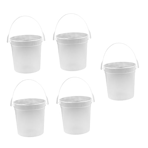 SOPOTUTU 5 Stück Teiliges Transparentes Rundwasser Bucket Multifunktionaler Eimer für Künstler Strandspielzeug Mischbehälter und Waschbehälter Platzsparend und Tragbar SOPOTUTU 5 Stück Teiliges Transparentes Rundwasser Bucket Multifunktionaler Eimer für Künstler Strandspielzeug Mischbehälter und Waschbehälter Platzsparend und Tragbar von SOPOTUTU