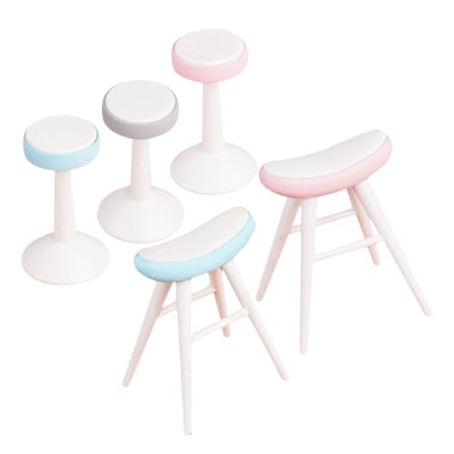 SOPOTUTU 5 Stücke Miniatur Kunststoff Stuhl Puppenhaus Hocker Modelle DIY Micro Landschaft Möbel Requisiten Für Kinder Pretend Spielen Lieferungen SOPOTUTU 5 Stücke Miniatur Kunststoff Stuhl Puppenhaus Hocker Modelle DIY Micro Landschaft Möbel Requisiten Für Kinder Pretend Spielen Lieferungen von SOPOTUTU