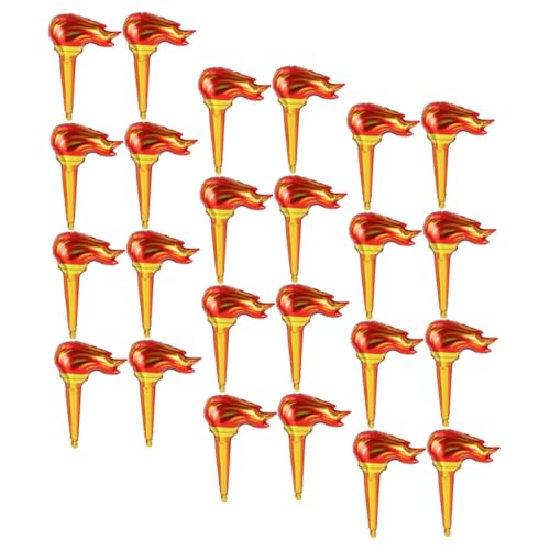 SOPOTUTU 50 Stück Aufblasbare Große Fackeln als Party Deko und Show Accessoires für Mittelalter und Sportveranstaltungen Leichtes Langlebiges Material für Geburtstage und Festlichkeiten SOPOTUTU 50 Stück Aufblasbare Große Fackeln als Party Deko und Show Accessoires für Mittelalter und Sportveranstaltungen Leichtes Langlebiges Material für Geburtstage und Festlichkeiten von SOPOTUTU