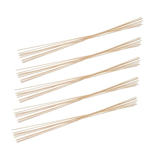 SOPOTUTU 50 Stück Bambus Bastelstreifen Leichte Flexible Kitematerialien für DIY Bastelstäbe für Drachenbau Modellbau Handgemachte Bambusstreifen von SOPOTUTU