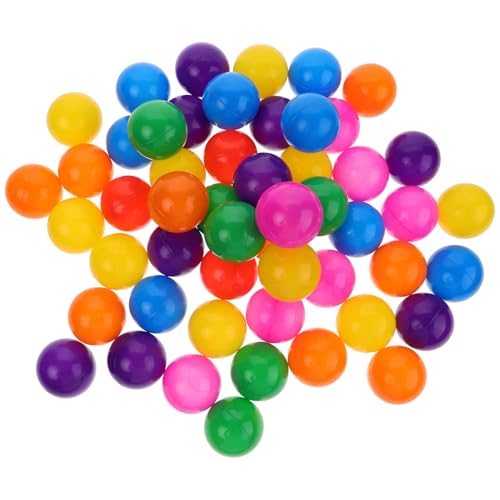 SOPOTUTU 50 Stück Bobo Ball Bällebad Bälle Aufhebeschaufel Bällebad Hüpfburg Ball Aufhebe Bälle Laufstall Bälle Runde Bälle Bällebad Für Kleinkinder Kunststoff von SOPOTUTU
