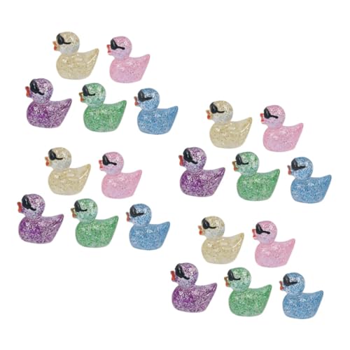 SOPOTUTU 50 Stück Leuchtende Mini Enten Figuren aus Harz Bunte Kleine Dekoration für Garten Aquarium Puppenhaus und Mikro Landschaft Langlebige Miniatur Duck Statue für Außen und Innen SOPOTUTU 50 Stück Leuchtende Mini Enten Figuren aus Harz Bunte Kleine Dekoration für Garten Aquarium Puppenhaus und Mikro Landschaft Langlebige Miniatur Duck Statue für Außen und Innen von SOPOTUTU