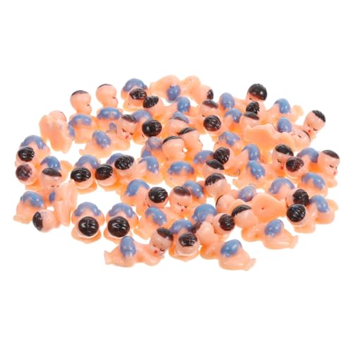 SOPOTUTU 50 Stück Mini-plastikbabys Minifiguren in Loser Schüttung Winzige Figuren Süße Minibabys Dekore Für Kleine Babys Miniaturfiguren Entzückende Plastikbabys Mini-Babys Pp von SOPOTUTU