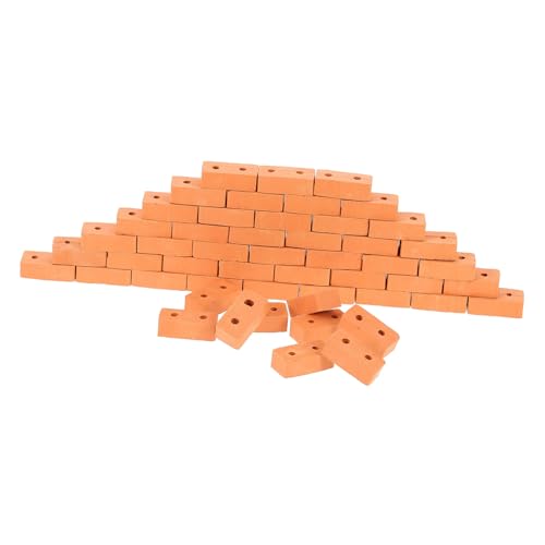 SOPOTUTU 50 Stück Simulierter Ziegel Beton Mini Gefälschter Ziegelstein Leicht Bausatz DIY Ziegel Mikro-landschaftsziegeldekor Simulierte Ziegelmodelle Simulationsbaustein Rot SOPOTUTU 50 Stück Simulierter Ziegel Beton Mini Gefälschter Ziegelstein Leicht Bausatz DIY Ziegel Mikro-landschaftsziegeldekor Simulierte Ziegelmodelle Simulationsbaustein Rot von SOPOTUTU