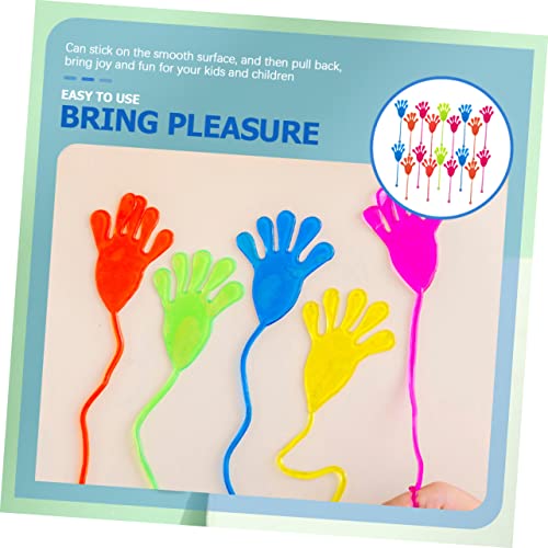 SOPOTUTU 50 Stück Teiliges Elastisches Große Klebrige Kletterhände Zufälligen Farben Weiches Wiederverwendbares Party Mitgebsel für Jungen und Mädchen Spielerischer Spaß Zufällige Farbe von SOPOTUTU