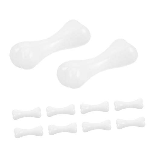 SOPOTUTU 500 Stück Mini Halloween Skelettknochen aus Robustem Kunststoff Realistische Weiße Fake Bones Detailreiche Party Deko und Cosplay Requisiten für Halloween Kostüm Zubehör von SOPOTUTU