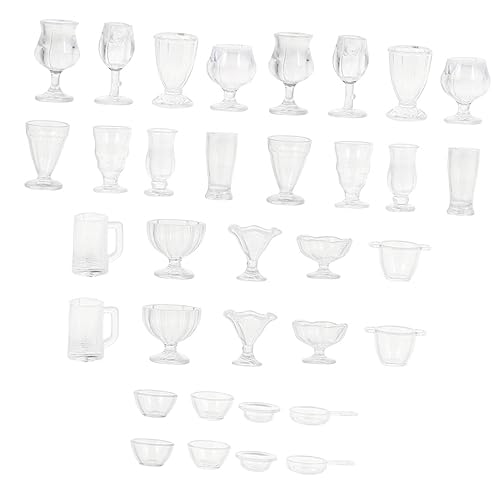 SOPOTUTU 51 Stück Mini Küchen Zubehör Teiliges Puppenhaus Geschirr Modell Dekorative Mini Tassen für DIY Projekte und Mikrolandschaften SOPOTUTU 51 Stück Mini Küchen Zubehör Teiliges Puppenhaus Geschirr Modell Dekorative Mini Tassen für DIY Projekte und Mikrolandschaften von SOPOTUTU