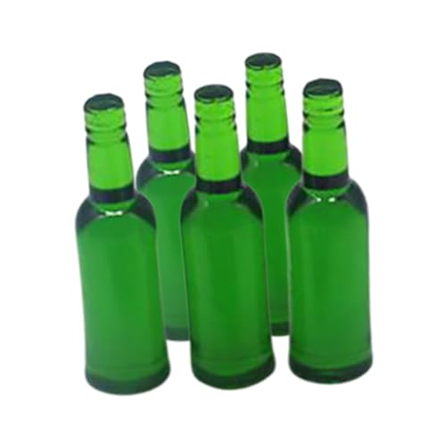 SOPOTUTU 5Stücke Bierflaschen für Puppenhäuser Realistische Dekoration Ergänzung für Mini Hauslandschaften Leuchtende Farben DIY Zubehör für Kreative Projekte SOPOTUTU 5Stücke Bierflaschen für Puppenhäuser Realistische Dekoration Ergänzung für Mini Hauslandschaften Leuchtende Farben DIY Zubehör für Kreative Projekte von SOPOTUTU