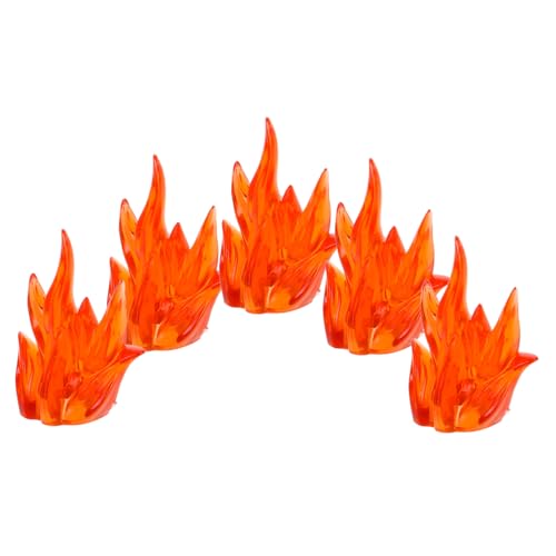 SOPOTUTU 5Stücke Flammenmarker für Actionfiguren Pädagogisches Zubehör für Kreatives Feurige Effekte für Kompatibel mit Bauklötzen und Spielsets Halloween SOPOTUTU 5Stücke Flammenmarker für Actionfiguren Pädagogisches Zubehör für Kreatives Feurige Effekte für Kompatibel mit Bauklötzen und Spielsets Halloween von SOPOTUTU
