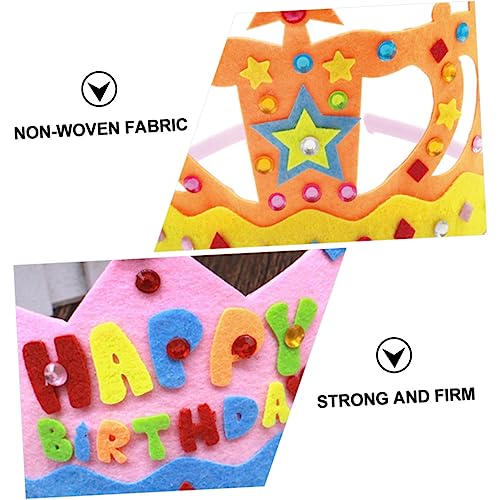 SOPOTUTU 6 Satz Teiliges Kronen Bastelset für Bunte DIY Geburtstagskrone aus Flexiblem Material Wiederverwendbare Party Accessoires Prinzessin Kronen Designs Robust und Langlebig SOPOTUTU 6 Satz Teiliges Kronen Bastelset für Bunte DIY Geburtstagskrone aus Flexiblem Material Wiederverwendbare Party Accessoires Prinzessin Kronen Designs Robust und Langlebig von SOPOTUTU
