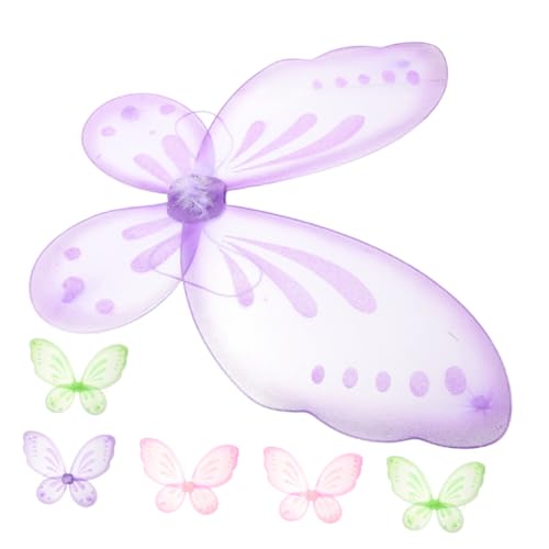 SOPOTUTU 6 Stück Kinderflügel Kostüm Fee Schmetterling Kleid Für Party-flügel-stütze Flügel Cosplay Frauen Cosplay Flügelstütze Nylon SOPOTUTU 6 Stück Kinderflügel Kostüm Fee Schmetterling Kleid Für Party-flügel-stütze Flügel Cosplay Frauen Cosplay Flügelstütze Nylon von SOPOTUTU