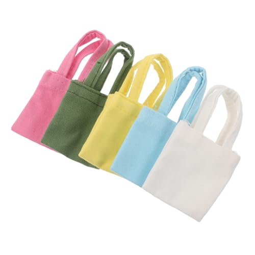 SOPOTUTU 6 Stück Maßstab Handgefertigte Leichte Mini Tote für Puppenhaus Deko Detailreiche Puppen Accessoires für Sammler und Fotografie von SOPOTUTU