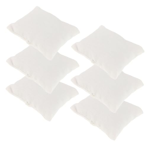 SOPOTUTU 6 Stück Maßstab Realistische Stoffkissen für Puppenhausmöbel Dekorative Sofakissen für Miniatursofas Langlebig und Detailgetreu für Puppenhaus Dekoration SOPOTUTU 6 Stück Maßstab Realistische Stoffkissen für Puppenhausmöbel Dekorative Sofakissen für Miniatursofas Langlebig und Detailgetreu für Puppenhaus Dekoration von SOPOTUTU