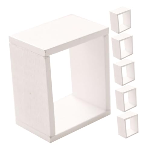 SOPOTUTU 6stücke Miniatur Möbel Teiliges Puppenhaus Zubehör Weißes Miniatur Für Projekte Dekorative Möbel Für Häuser Kreatives Spielzeug von SOPOTUTU