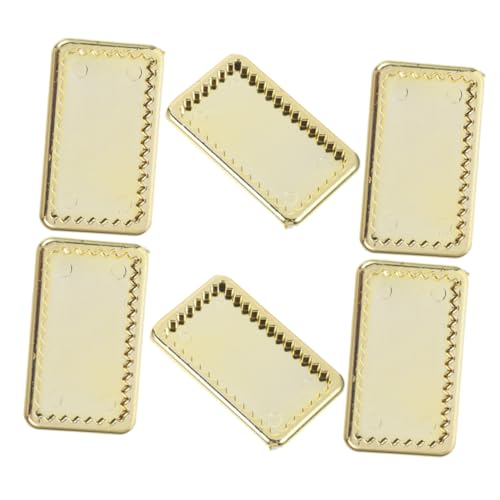 SOPOTUTU 6stücke Miniatur Geschirrset Teilig Goldene Platten Für Puppenhaus Hochwertiges Zubehör Für Miniaturen Für Dekoration Und DIY-projekte Leicht Und Stabil Elegantes Design SOPOTUTU 6stücke Miniatur Geschirrset Teilig Goldene Platten Für Puppenhaus Hochwertiges Zubehör Für Miniaturen Für Dekoration Und DIY-projekte Leicht Und Stabil Elegantes Design von SOPOTUTU