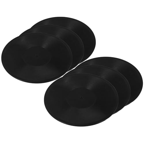 SOPOTUTU 6stücke Teiliges Miniatur Schallplatten Für Vinyl-deko Für Kreative Wohnlandschaften Und Miniatur-szenen von SOPOTUTU