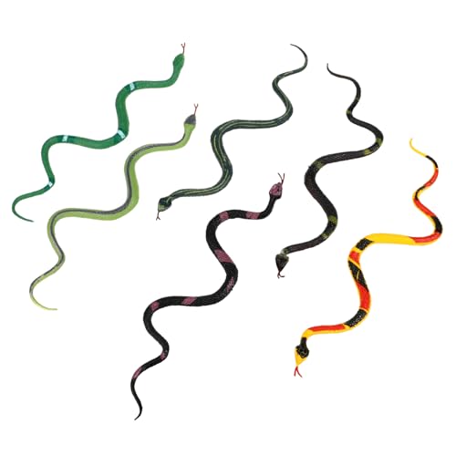 SOPOTUTU 6 Stück Schlangenimitat Spielzeugschlange Realistische Requisitenschlangen Dekorative Reptiliensimulation Schlangenfiguren Gefälschte Schlange Kniffliges SOPOTUTU 6 Stück Schlangenimitat Spielzeugschlange Realistische Requisitenschlangen Dekorative Reptiliensimulation Schlangenfiguren Gefälschte Schlange Kniffliges von SOPOTUTU