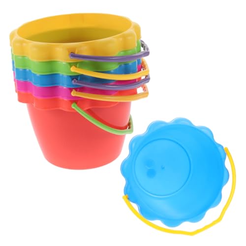 SOPOTUTU 6 Stück Strand Eimer Bunte Sandspielzeuge für Tragbar Vielseitig Einsetzbar als Wasser und Sandschaufel für Sommeraktivitäten Am Strand Garten SOPOTUTU 6 Stück Strand Eimer Bunte Sandspielzeuge für Tragbar Vielseitig Einsetzbar als Wasser und Sandschaufel für Sommeraktivitäten Am Strand Garten von SOPOTUTU
