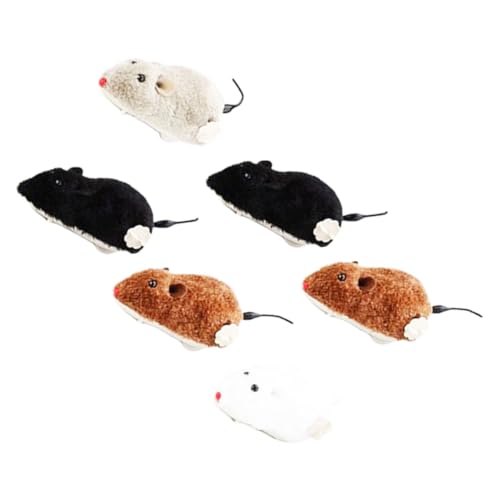 SOPOTUTU 6 Stück Teiliges Aufziehmäuse mit Farbige Plüschmäuse ohne Batterie Interaktives für Fördert Koordination und Fantasie Party Deko Zufällige Farbe Zufällige Farbe SOPOTUTU 6 Stück Teiliges Aufziehmäuse mit Farbige Plüschmäuse ohne Batterie Interaktives für Fördert Koordination und Fantasie Party Deko Zufällige Farbe Zufällige Farbe von SOPOTUTU