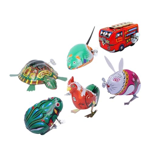 SOPOTUTU 6 Stück Teiliges Aufziehspielzeug für Bunte Retro blechspielzeuge Fördert Feinmotorik Koordination und Fantasie Vorschulspielzeug für Jungen und Mädchen Zufälliger Zufällige Farbe SOPOTUTU 6 Stück Teiliges Aufziehspielzeug für Bunte Retro blechspielzeuge Fördert Feinmotorik Koordination und Fantasie Vorschulspielzeug für Jungen und Mädchen Zufälliger Zufällige Farbe von SOPOTUTU
