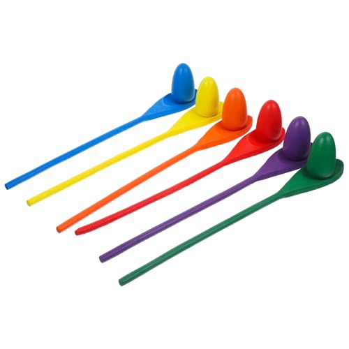 SOPOTUTU 6 Stück Teiliges Balancierspiel aus Holz Langlebiges Montessori für Fördert Balancefähigkeiten und Koordination Geeignet für Drinnen und Draußen als für Jungen und Mädchen von SOPOTUTU