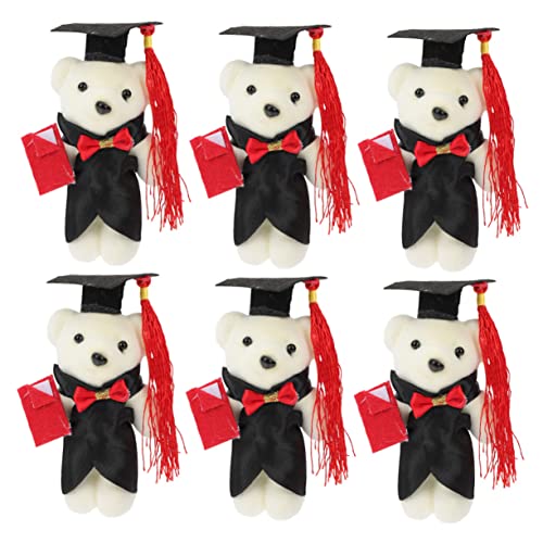 SOPOTUTU 6 Stück Teiliges DIY Bärenpuppen für Blumensträuße Niedliche Abschlussbären Dekorationen für Feiern und Fotos aus Hochwertigem für Zuhause und Büro SOPOTUTU 6 Stück Teiliges DIY Bärenpuppen für Blumensträuße Niedliche Abschlussbären Dekorationen für Feiern und Fotos aus Hochwertigem für Zuhause und Büro von SOPOTUTU
