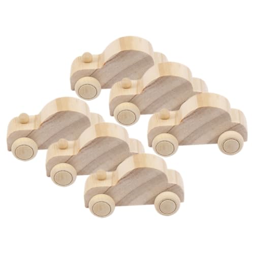 SOPOTUTU 6 Stück Teiliges DIY Holzauto für Naturbelassene Holzspielzeugautos zum Bemalen Kreative Handwerksfahrzeuge für Jungen und Mädchen Leicht Robust Fördert Feinmotorik und Malspaß SOPOTUTU 6 Stück Teiliges DIY Holzauto für Naturbelassene Holzspielzeugautos zum Bemalen Kreative Handwerksfahrzeuge für Jungen und Mädchen Leicht Robust Fördert Feinmotorik und Malspaß von SOPOTUTU