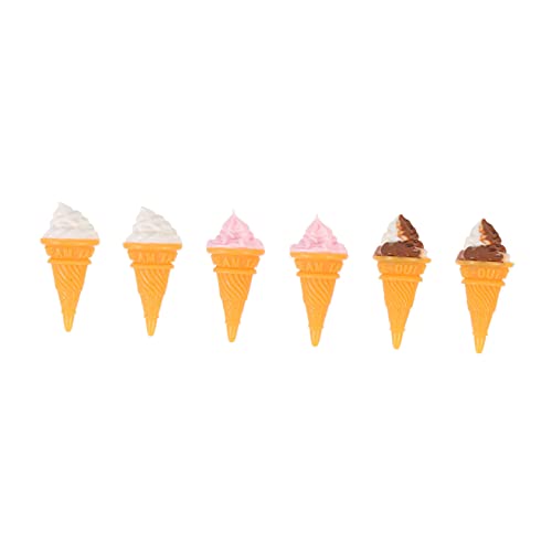SOPOTUTU 6 Stück Teiliges Eiscreme Dekorationen aus Widerstandsfähigem Harz für Puppenhäuser Realistische Nachbildung in Geschmacksrichtungen für Kreative DIY Projekte und Fotorequisiten SOPOTUTU 6 Stück Teiliges Eiscreme Dekorationen aus Widerstandsfähigem Harz für Puppenhäuser Realistische Nachbildung in Geschmacksrichtungen für Kreative DIY Projekte und Fotorequisiten von SOPOTUTU